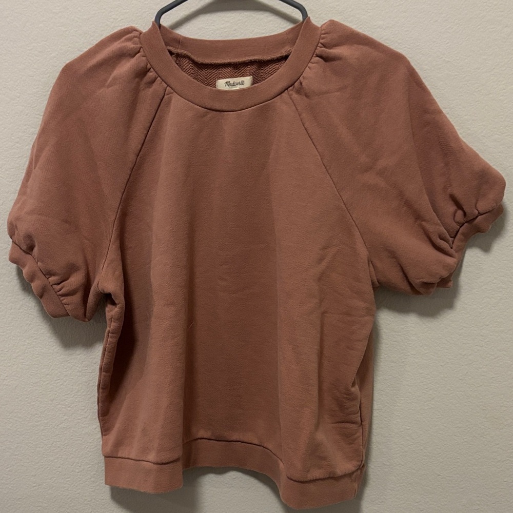✨ Madewell Puff Short Sleeve Sweater✨ - Picture 2 of 3
